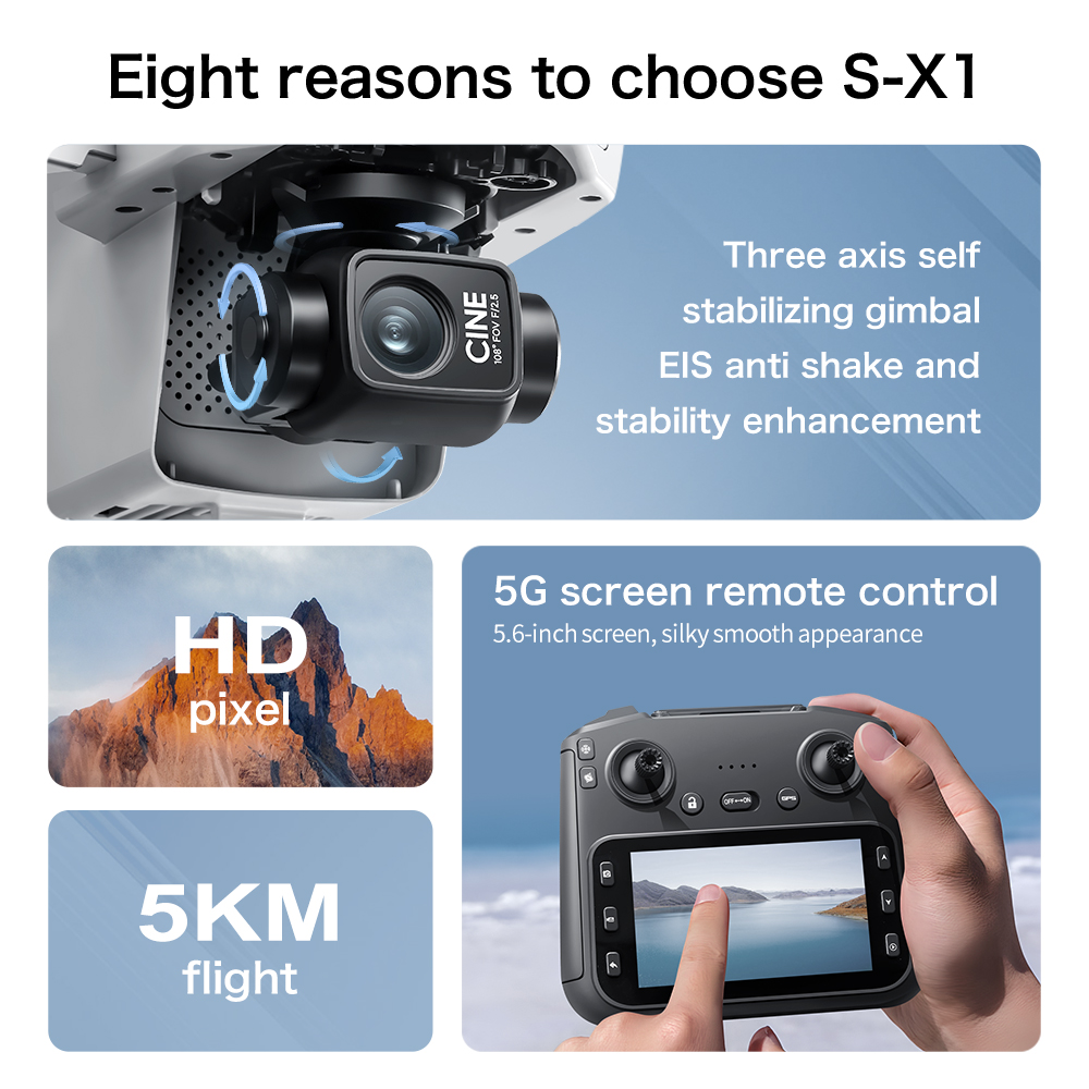 Top-Angebot S-X1 MAX GPS-Drohn – Drone Camera Night Vision Bewertung und Preis